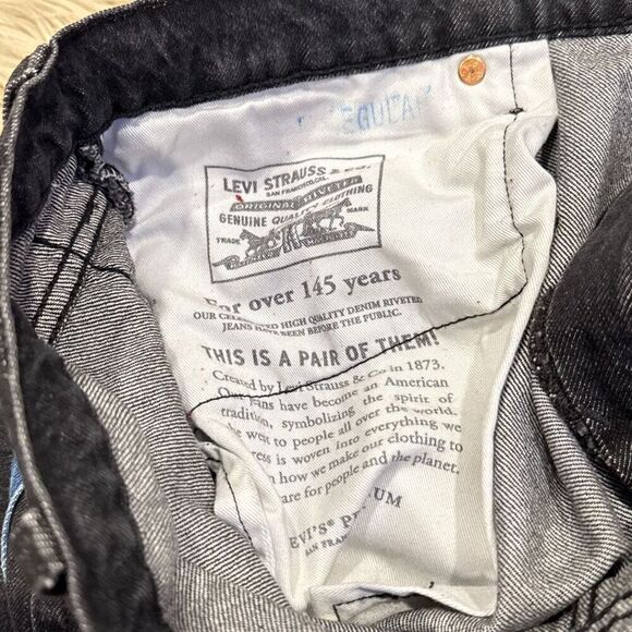 Rare Levi’s Premium Lo-Ball Skinny Stack Jeans size 42 - Picture 7 of 11